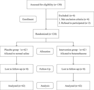 Efficacy of preoperative prophylactic application of betamethasone on postoperative nausea and vomiting in patients undergoing total knee arthroplasty: a prospective randomized controlled trial